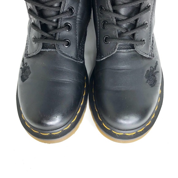 Dr Martens 1914 Vonda Mono Leather 14 Eye Lace Up Boots Women’s 7 Shoes - Picture 8 of 10